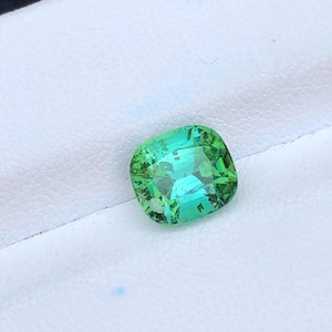 2.20 carat Green tourmaline origin Afghanistan