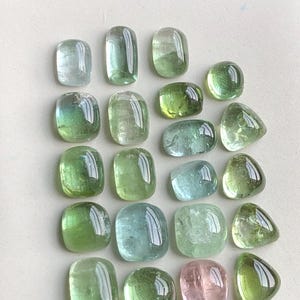 33.50 carats tourmaline cabochons lot origin Afghanistan