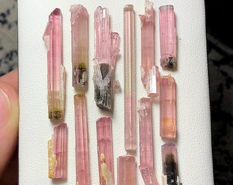 54 carats natural tourmaline crystals origin Afghanistan