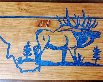 Montana Elk .svg .pdf .png