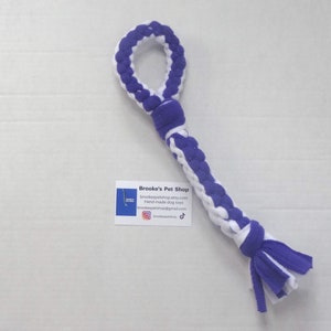 Knotted Dog Tug Toy with Handle