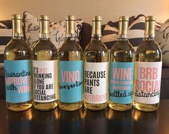 Funny Wine Labels Etsy