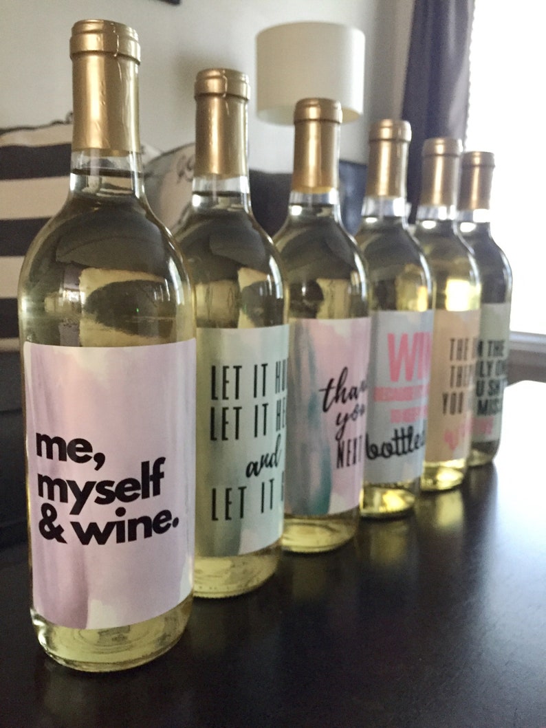 6 Breakup or Divorce Wine Bottle Labels Just Divorced Gift | Etsy