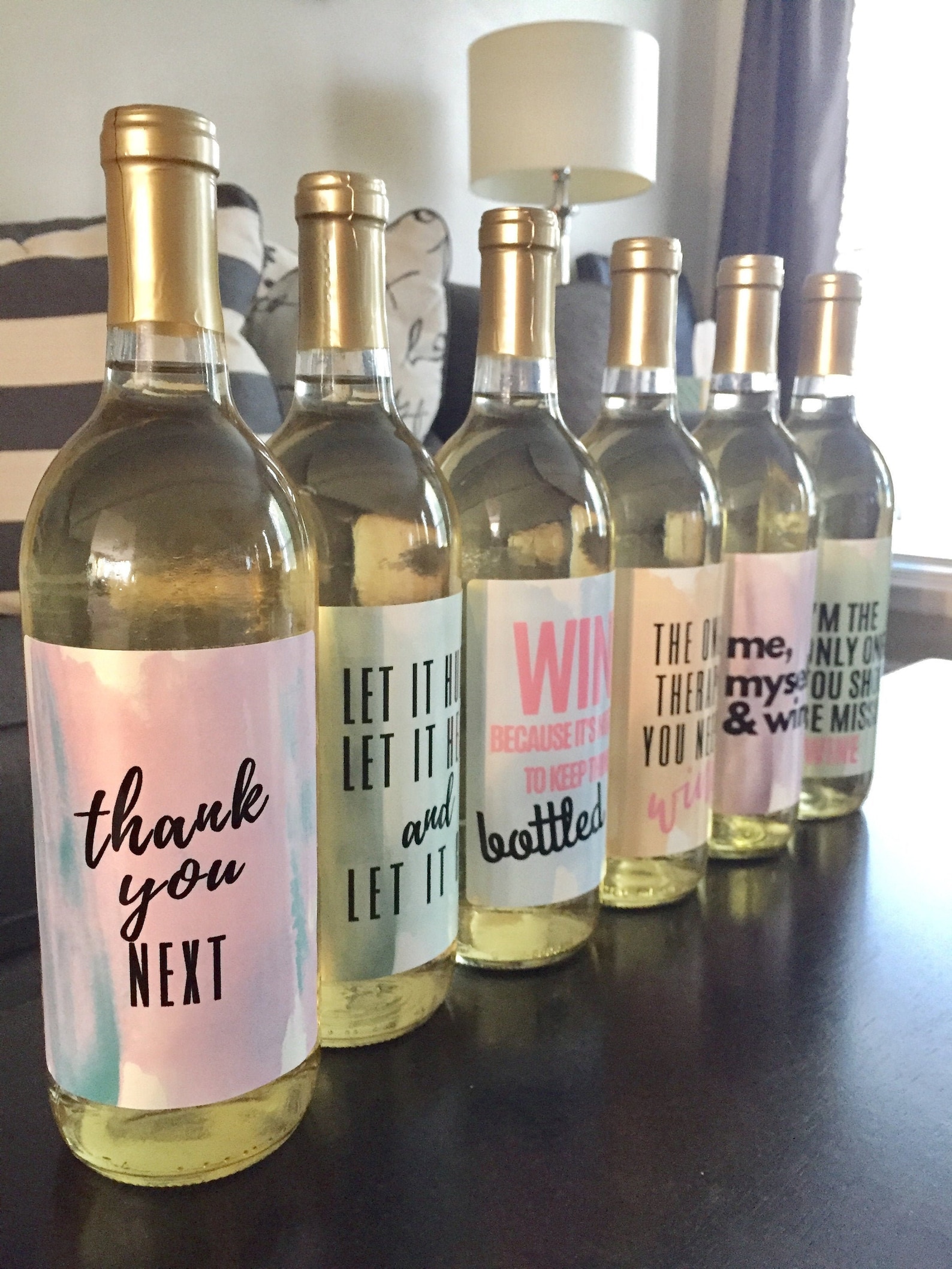 6 Breakup or Divorce Wine Bottle Labels Just Divorced Gift | Etsy