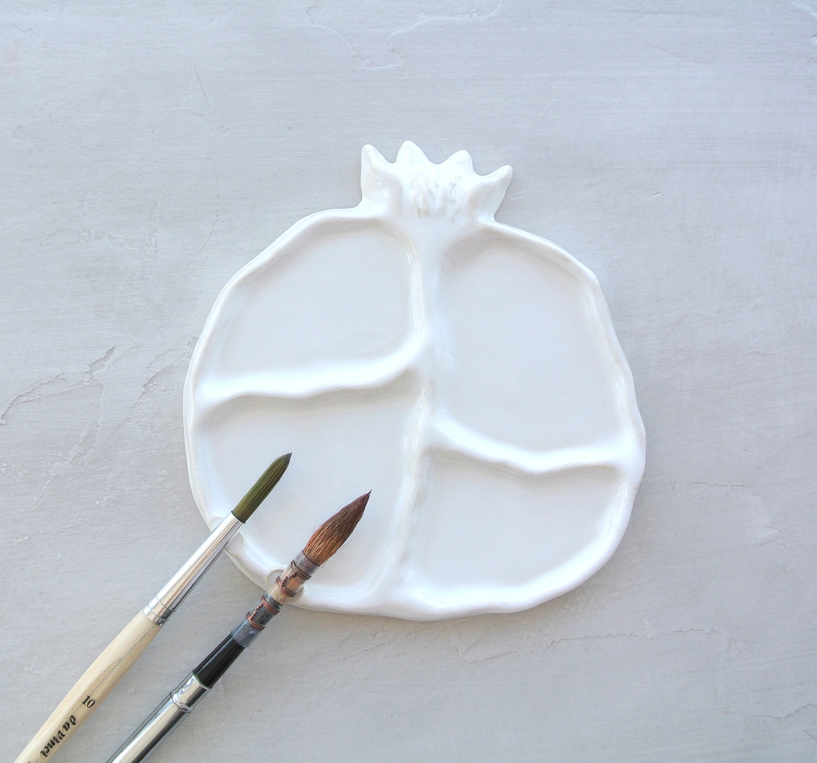 Ceramic Palette for Watercolor Painting Etsy UK