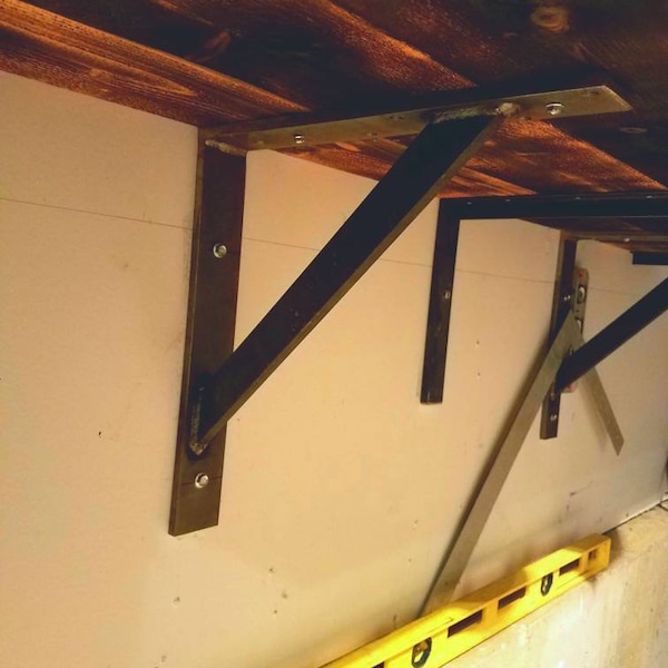 Heavy Duty Shelf Brackets Etsy