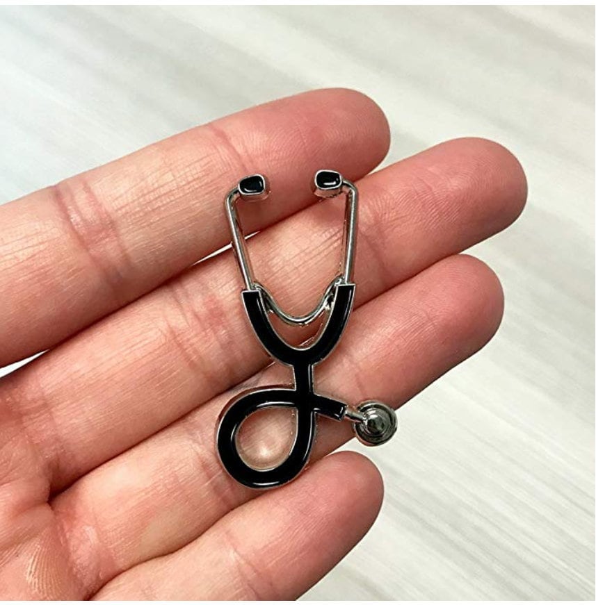 Medical Doctor Nurse Stethoscope Enamel Lapel Pin Etsy