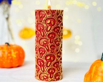 Ghost Design Silicone Candle Mold – Halloween Pillar Candle Mould