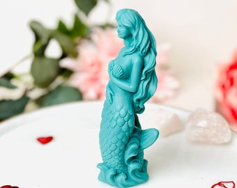 3D Mermaid Silicone Mold, Candle & Resin Art Mould