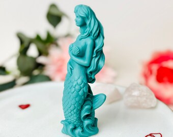 3D Mermaid Silicone Mold, Handmade Candle Mold