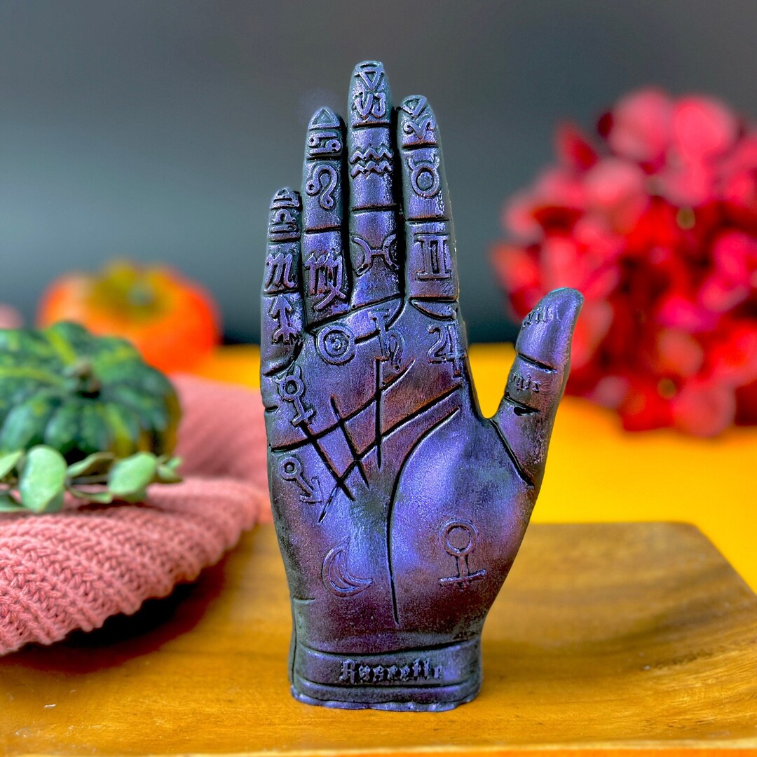 Hand Palm Mold Palmistry Candle Mold Silicone Molds Witch Molds for