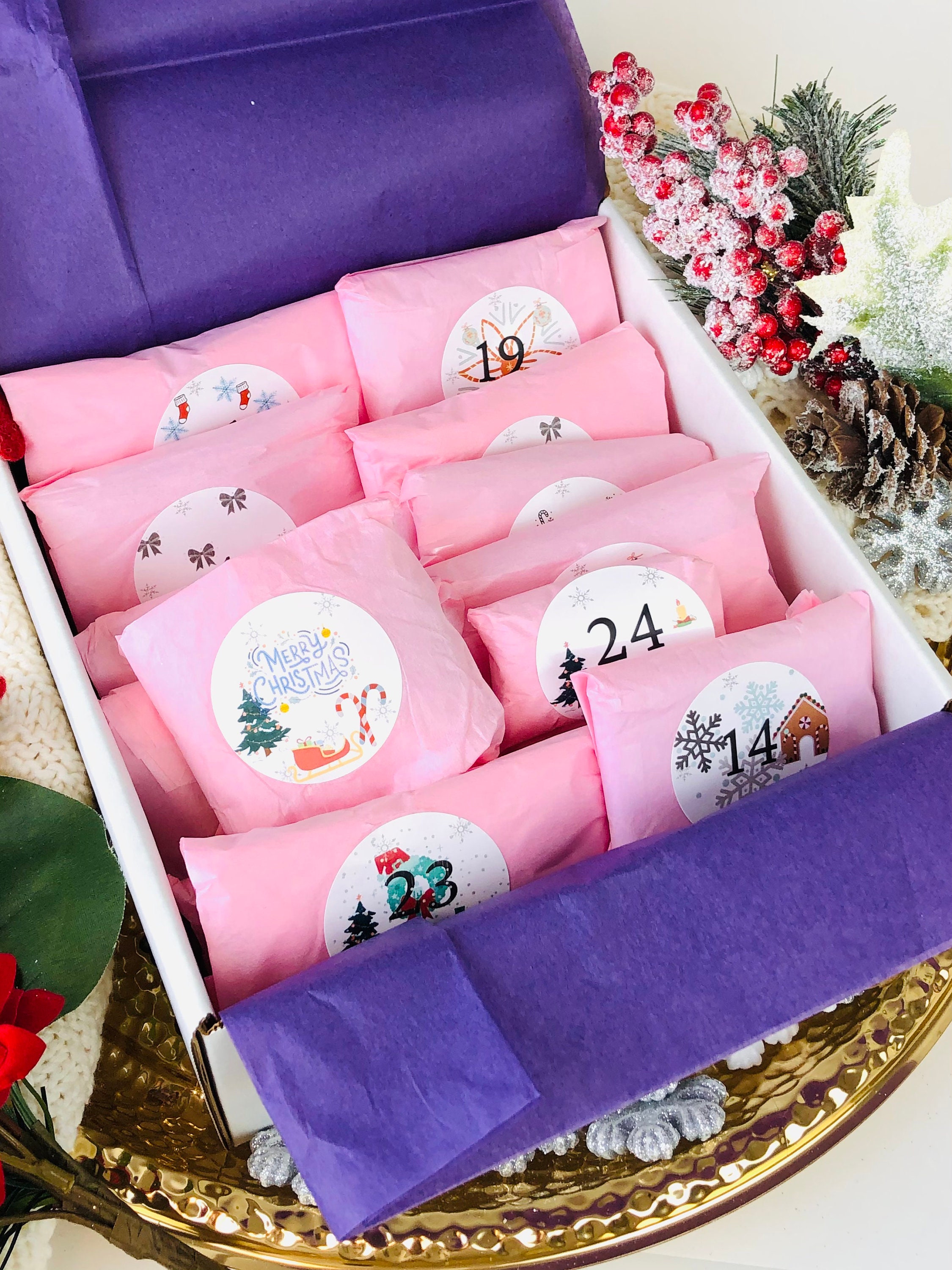 Christmas Crystal Advent Calendar 2022 / Advent Calendar for Etsy