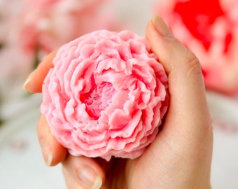 Peony Flower Silicone Mold, Candle & Soap Making