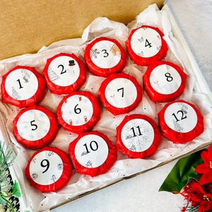 Calendrier de l'Avent Bookish Candles 2026 pour adultes, coffret cadeau de bougies, 12 jours de Noël