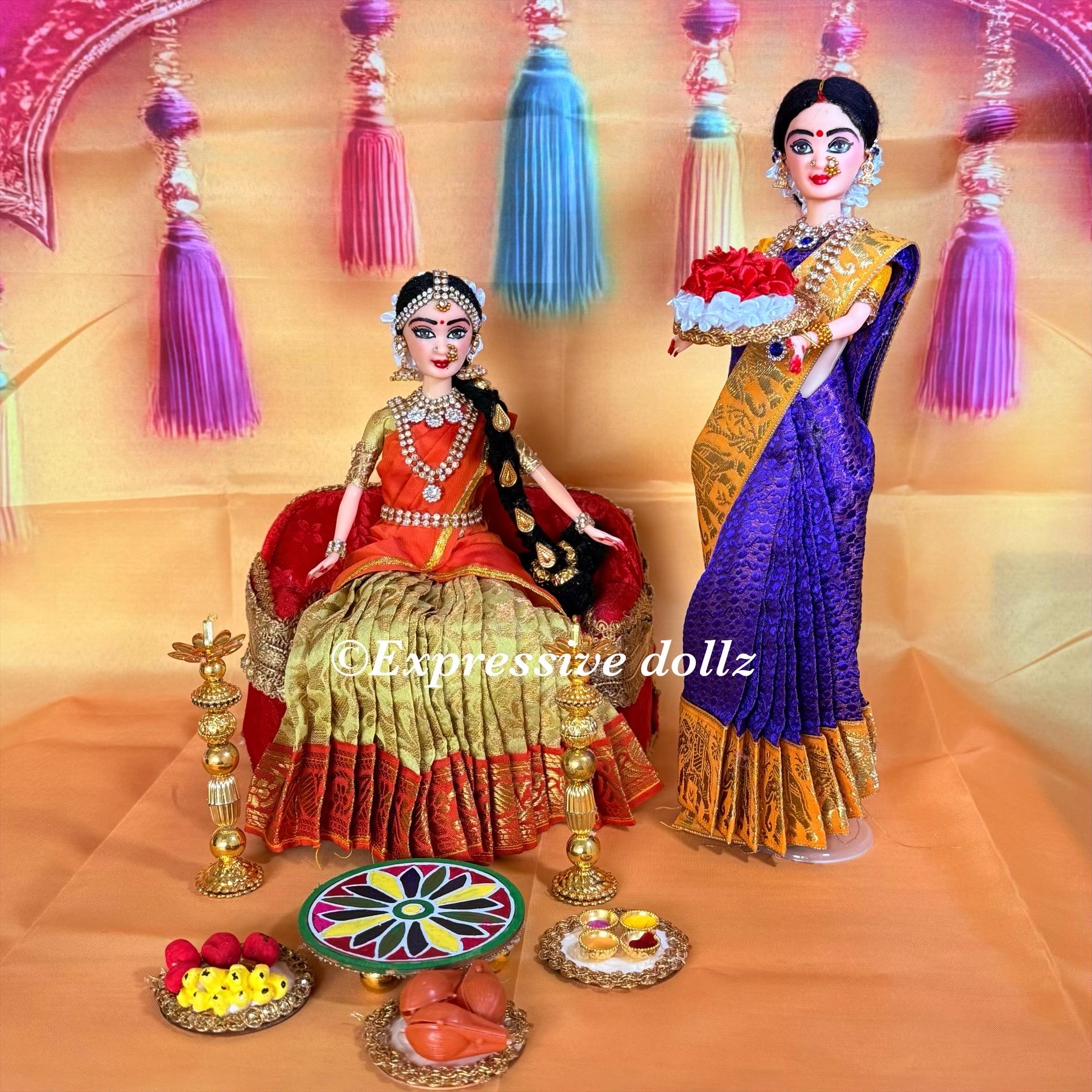 Barbie Indian Saree Dress Up Games Dusky Indian Fabric Doll