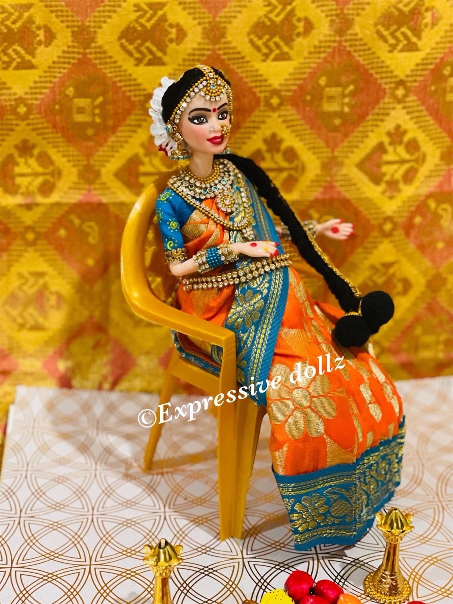 Baby Shower Doll Srimantham seemandham Indian Decor Etsy