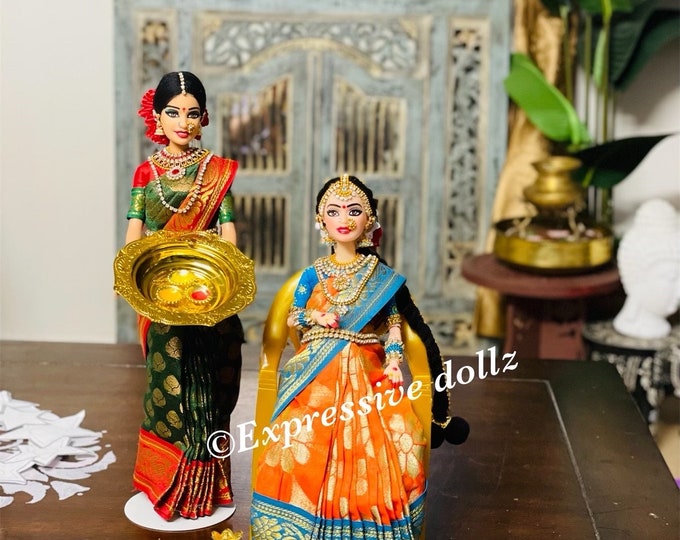 Baby Shower Doll Srimantham seemandham Indian Decor Centerpiece Mommy