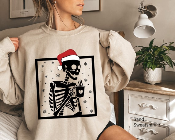 Skeleton Christmas Skeleton Caffee 