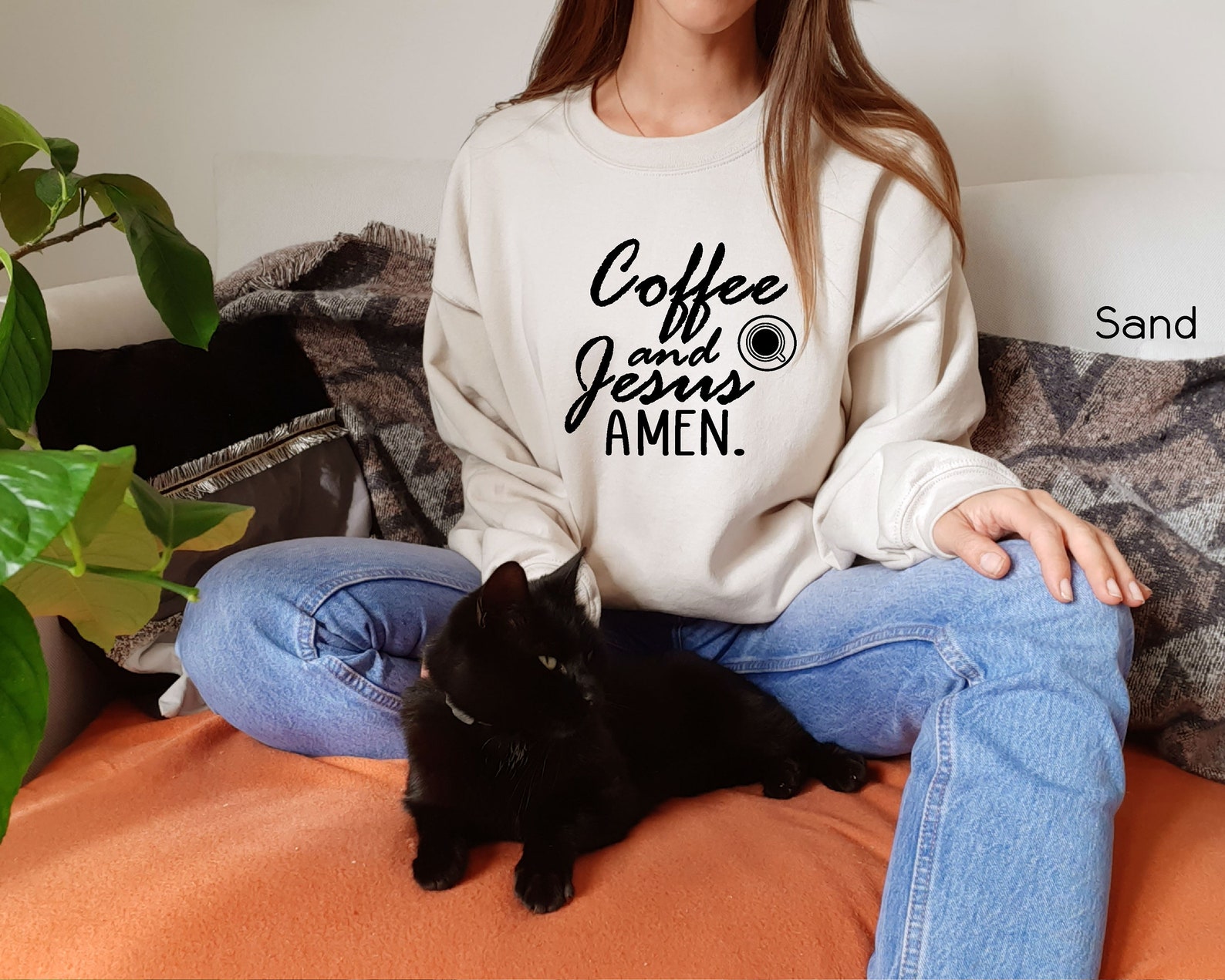 Coffee and Jesus Amin Shirt Coffee Lover Gift Christian | Etsy