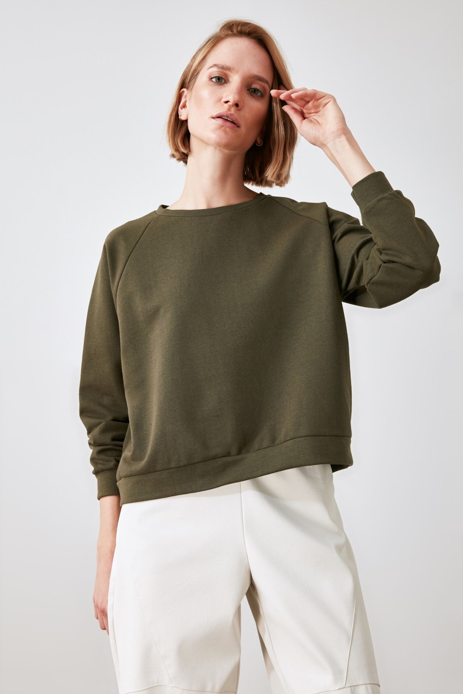 Blank off the shoulder sweatshirt hotsell