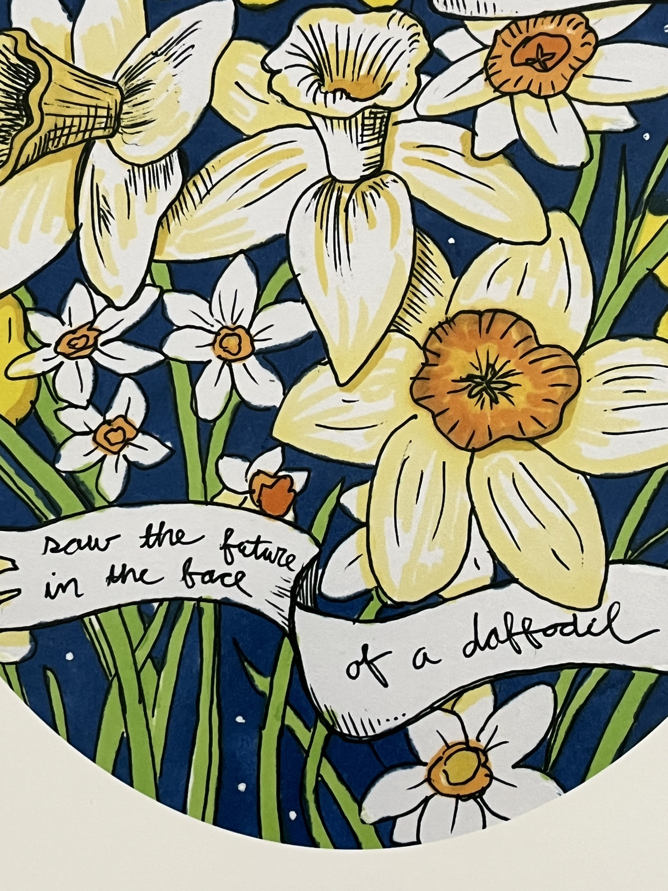 Daffodil Florence the Machine Fanart Print Etsy