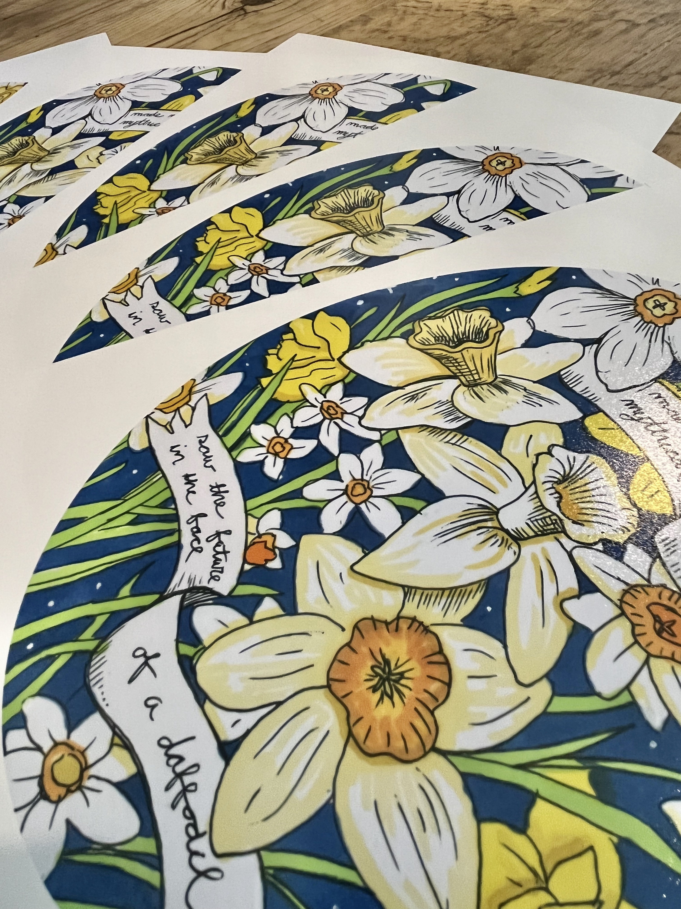 Daffodil Florence the Machine Fanart Print Etsy