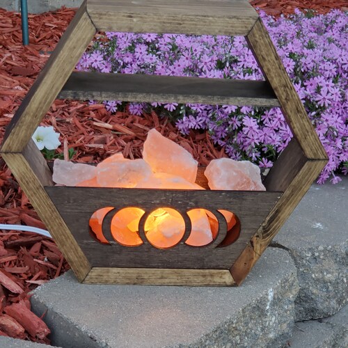 Hexagon/triangle Display Shelf Etsy