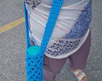 Portabotellas de crochet