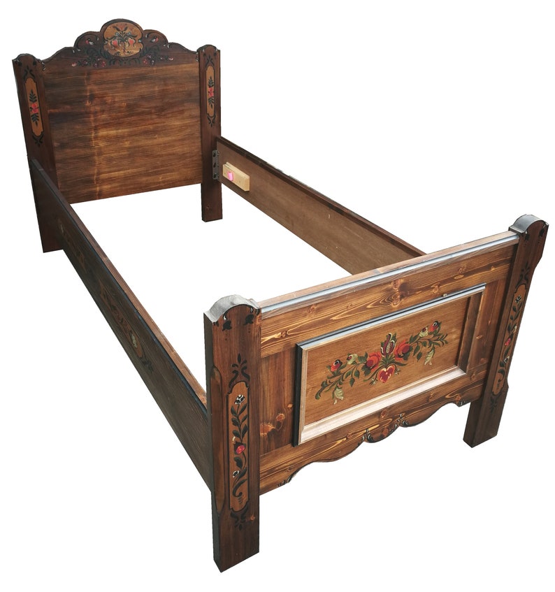 wooden cot single