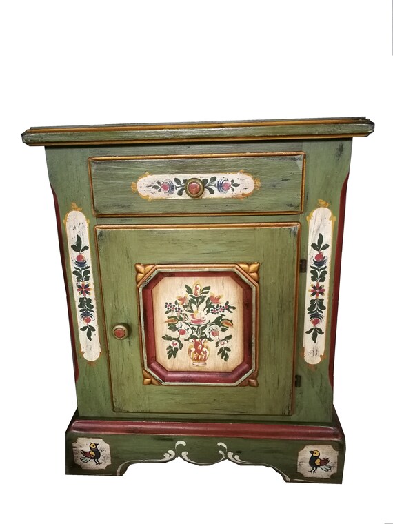 Voglauer Anno 1700 Old Green Dresser Cabinets Painted Etsy