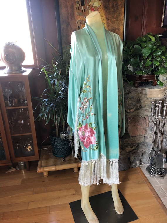 Gorgeous 1920's Silk Embroidered Kimono