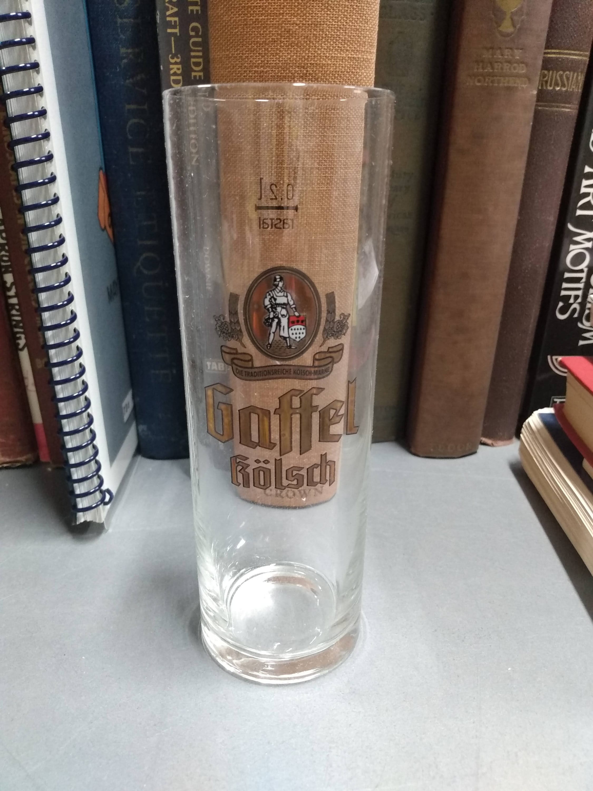 Gaffel Kolsch NEW German Beer Glass 0.2 Liter 