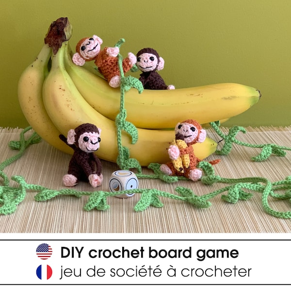 Häkelanleitung zum Herunterladen aus dem Brettspiel Cocobanana