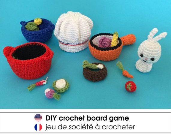 Crochet Pattern to Download From the La Popote Board Game -  Norway