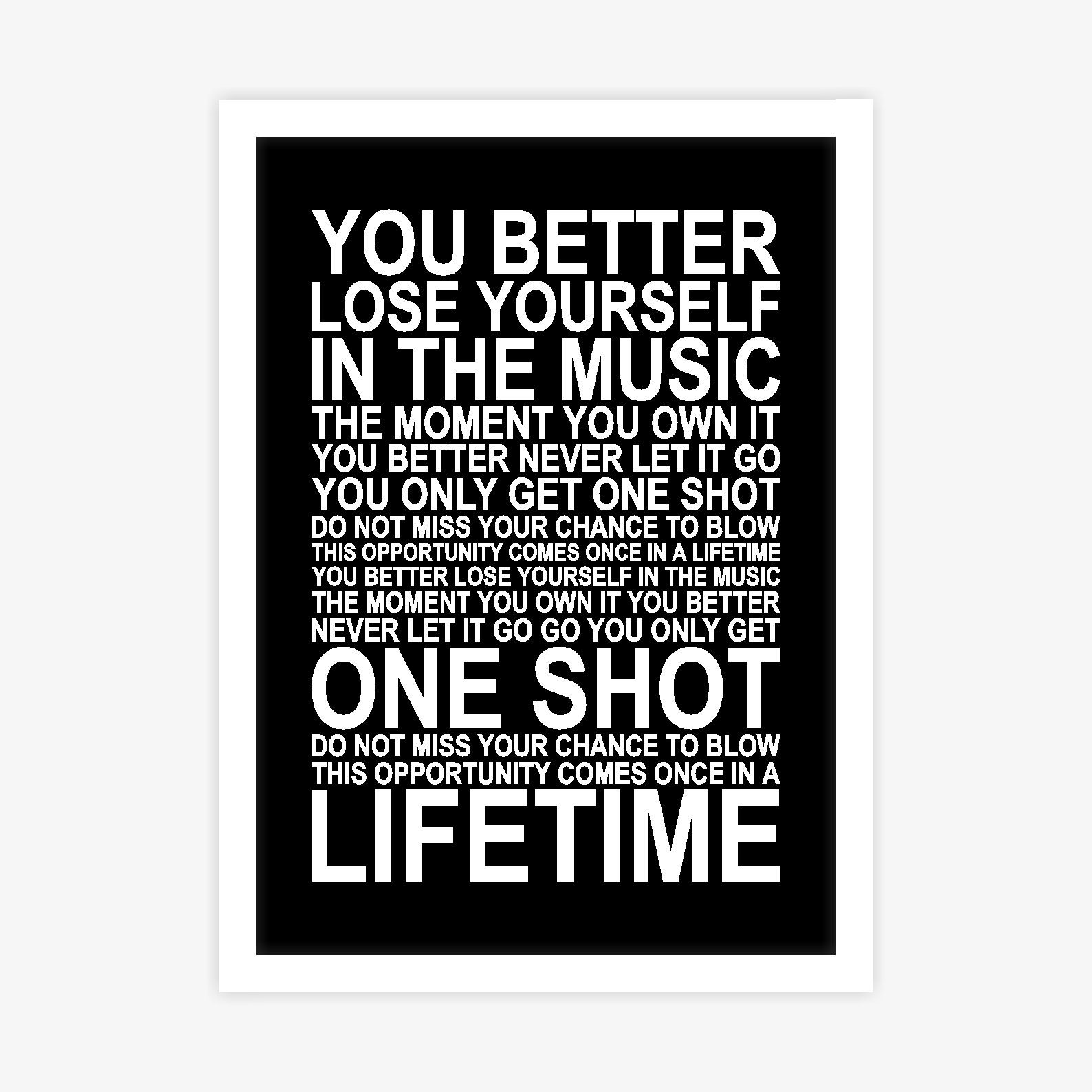 eminem lose yourself song