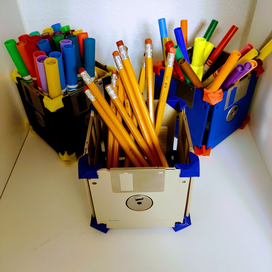 Floppy Disk Pen Holder Etsy