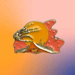 Shakedown Street, Peachy Sunset - Grateful Dead Pin