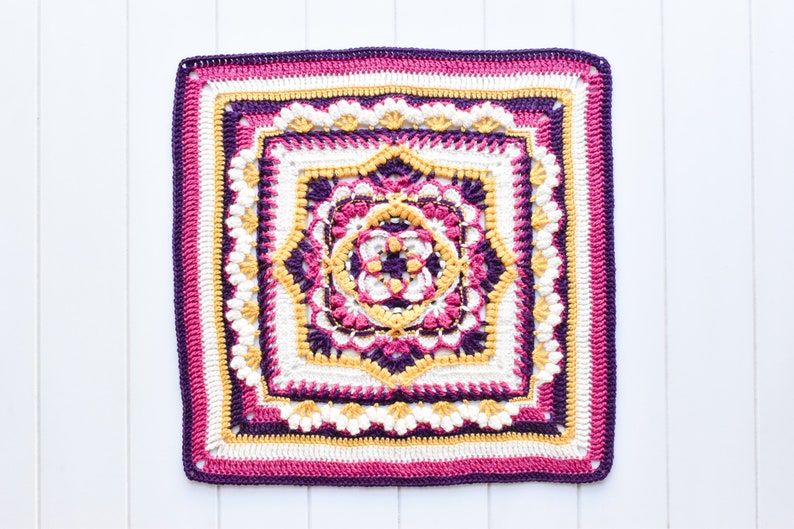 Unity A crochet square pattern image 5