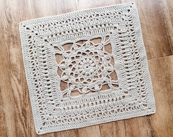 A Mindful Moment - A crochet square pattern