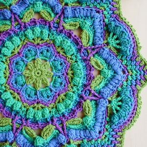 Salutations Mandala Crochet Pattern image 2