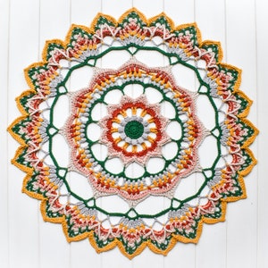 Abundant Beauty - A Crocheted Mandala