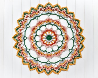 Abundant Beauty - A Crocheted Mandala