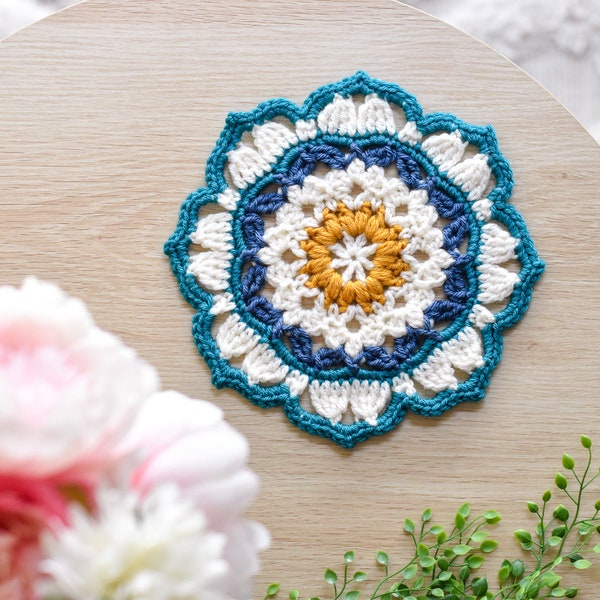 Joined by Heart - A crochet mandala pattern
