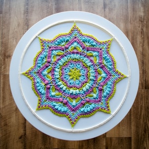 Salutations Mandala Crochet Pattern image 4