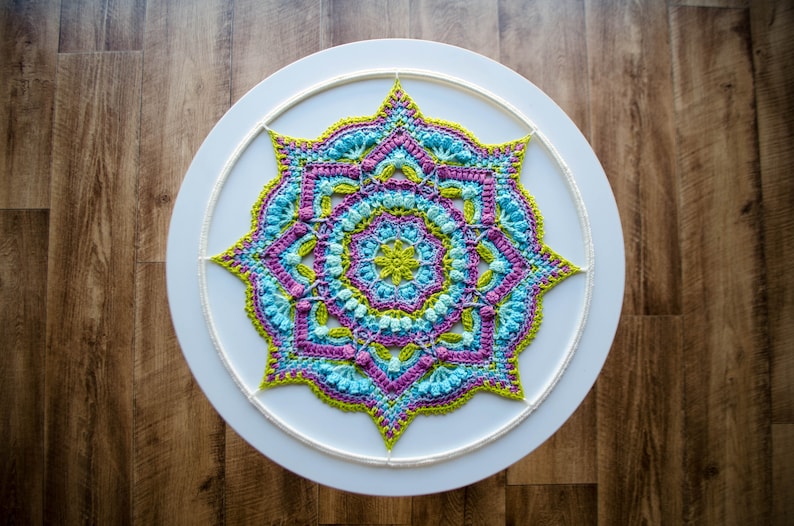 Salutations Mandala Crochet Pattern image 4