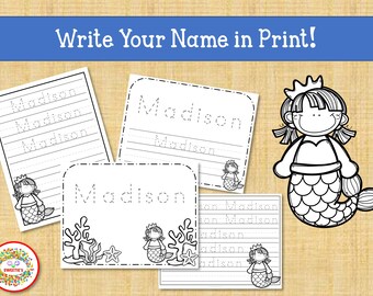 Custom name writing paper