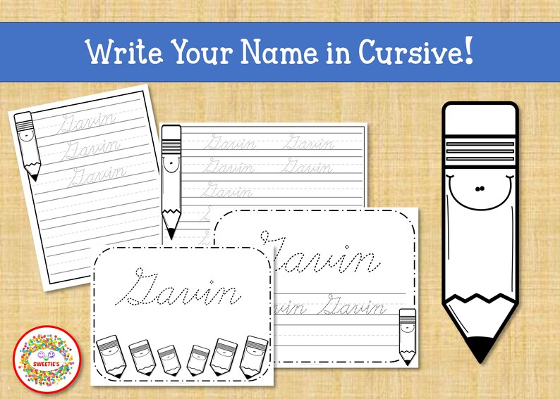 name tracing handwriting worksheet personalized name etsy