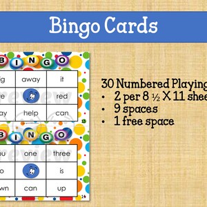 Sight Words Bingo, Prek Sight Words, Dolch Prek Sight Words, Sight