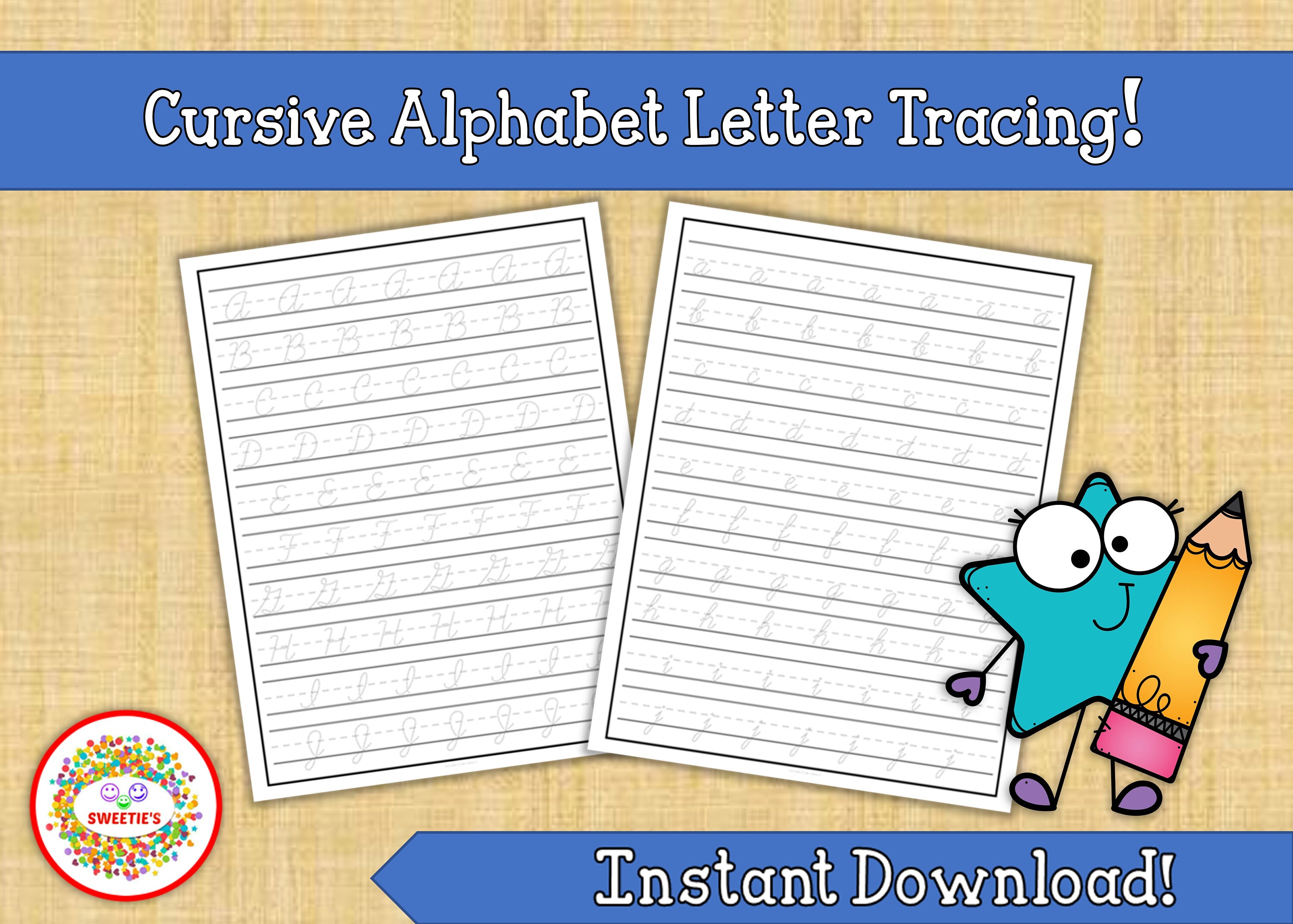 Cursive Alphabet Practice Worksheets, Cursive Alphabet Practice ...