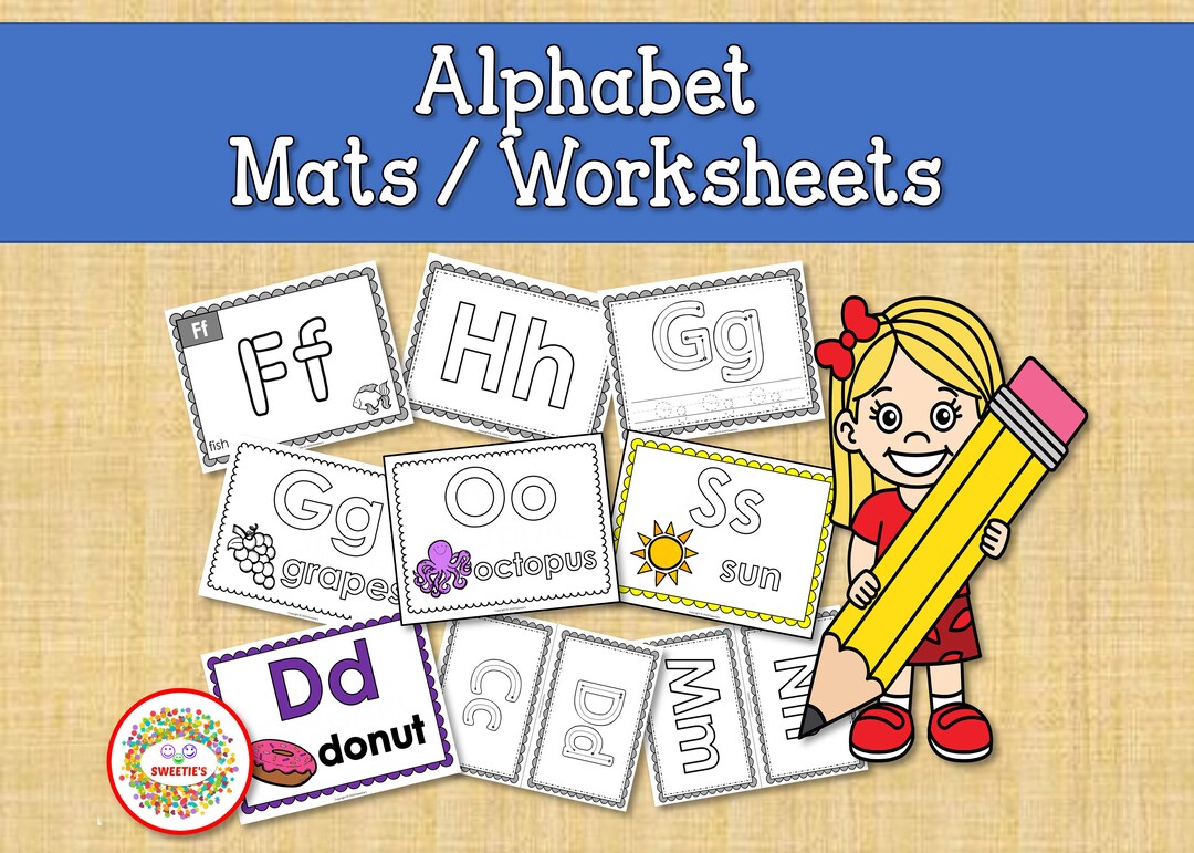 Printable Alphabet Play Dough Mats - From ABCs to ACTs
